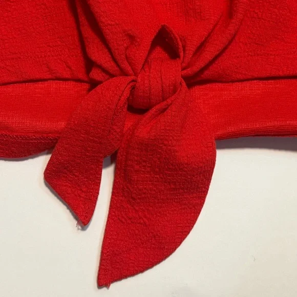 Talbots Women's Bright Red Long Sleeve Top - Picture 4 of 6